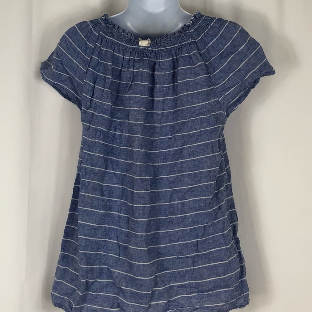 BeachLunchLounge Line/Cotton short sleeve top S - Picture 8 of 14